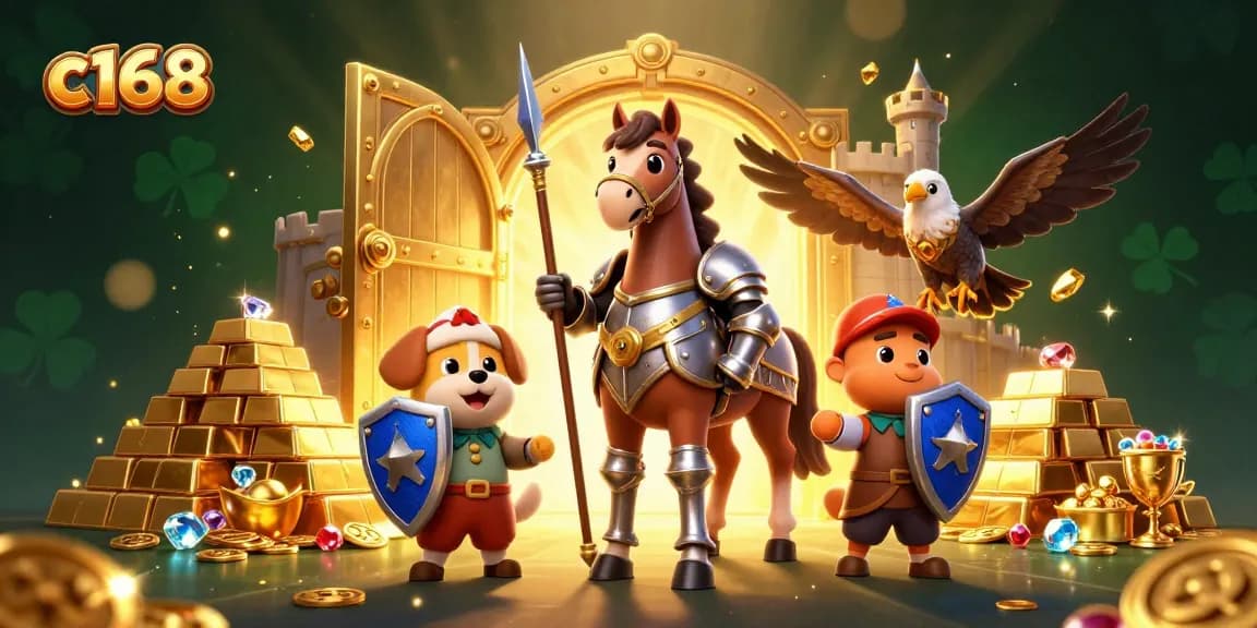 Experience the excitement of c168 casino games with medieval knights, riches, and sparkling treasures.