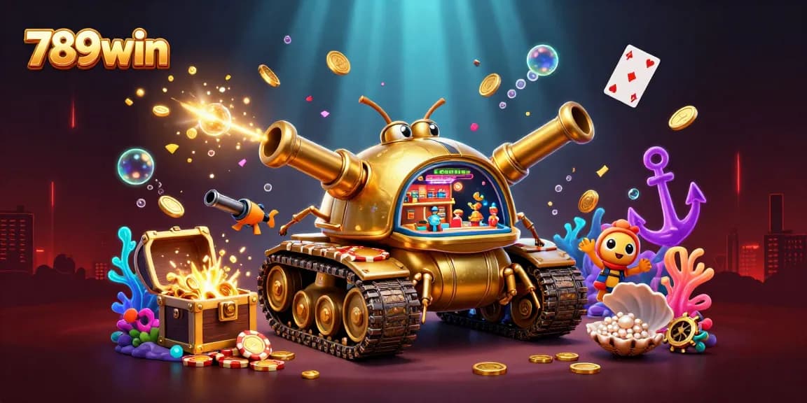 Experience thrilling gameplay at 789win, featuring a bustling casino scene in a 3D illustration.