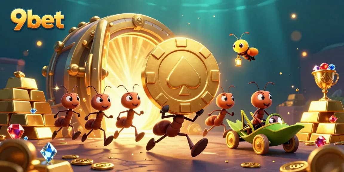 Experience thrilling wins and heists at 9bet with playful characters in dynamic casino action.