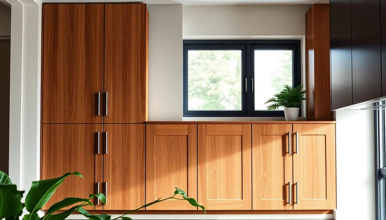 Stunning cabinet refacing example in Largo FL with elegant finishes and natural light.