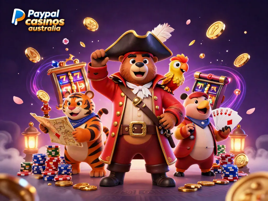 Experience thrilling adventures at paypal casinos australia with vibrant characters and dynamic gaming elements.