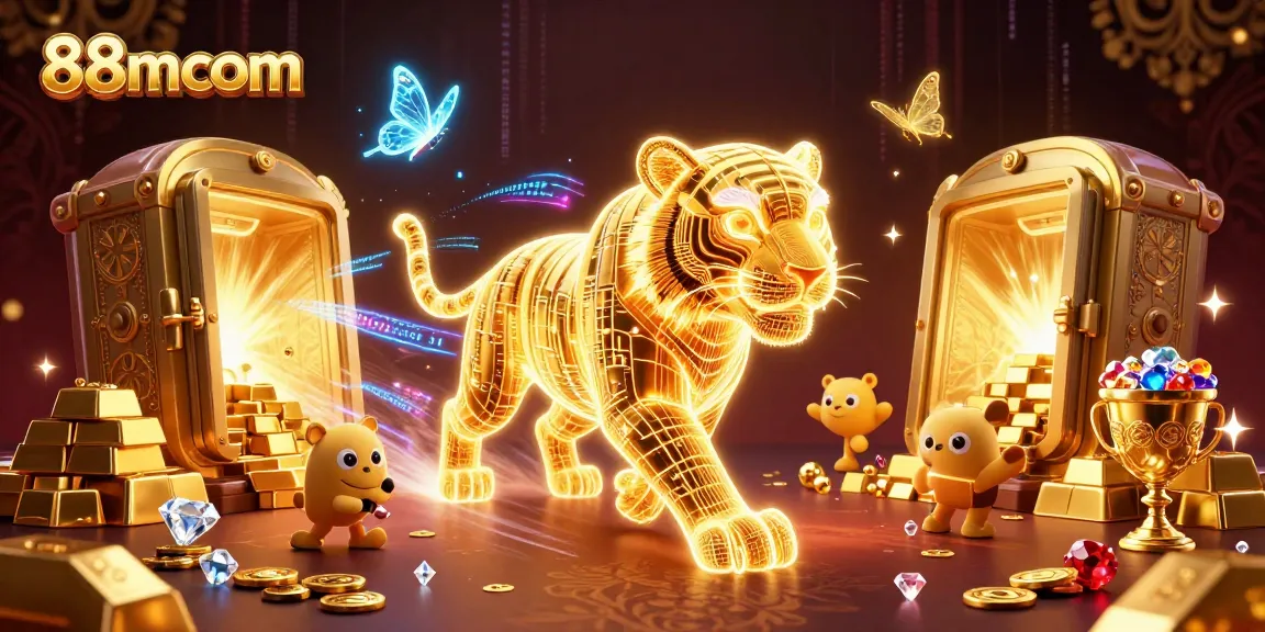 Experience thrilling gameplay at 88mcom with golden treasures and dynamic casino elements.