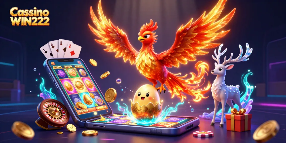 Experience thrilling fun at Cassino WIN222 with golden phoenix and exciting casino games!