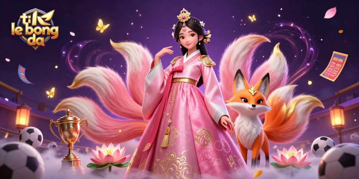 Experience thrilling sports betting with ti le bong da, featuring vibrant betting slips and trophy.