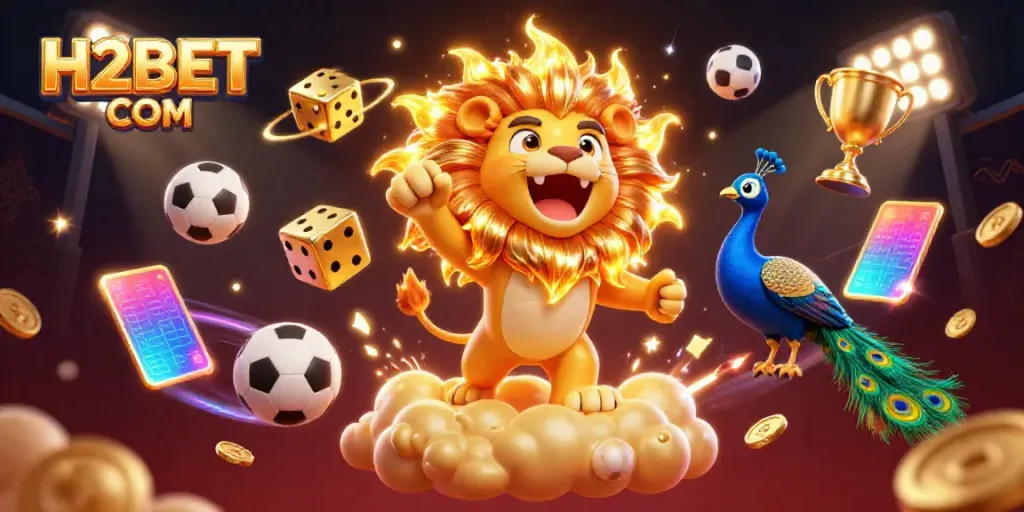 Engage with winning strategies at H2BET COM amidst thrilling game elements and vibrant casino atmosphere.