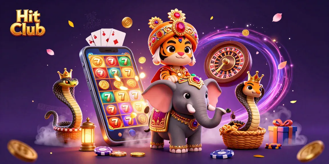 Play exciting games at Hit Club with enchanting characters and vibrant casino elements.