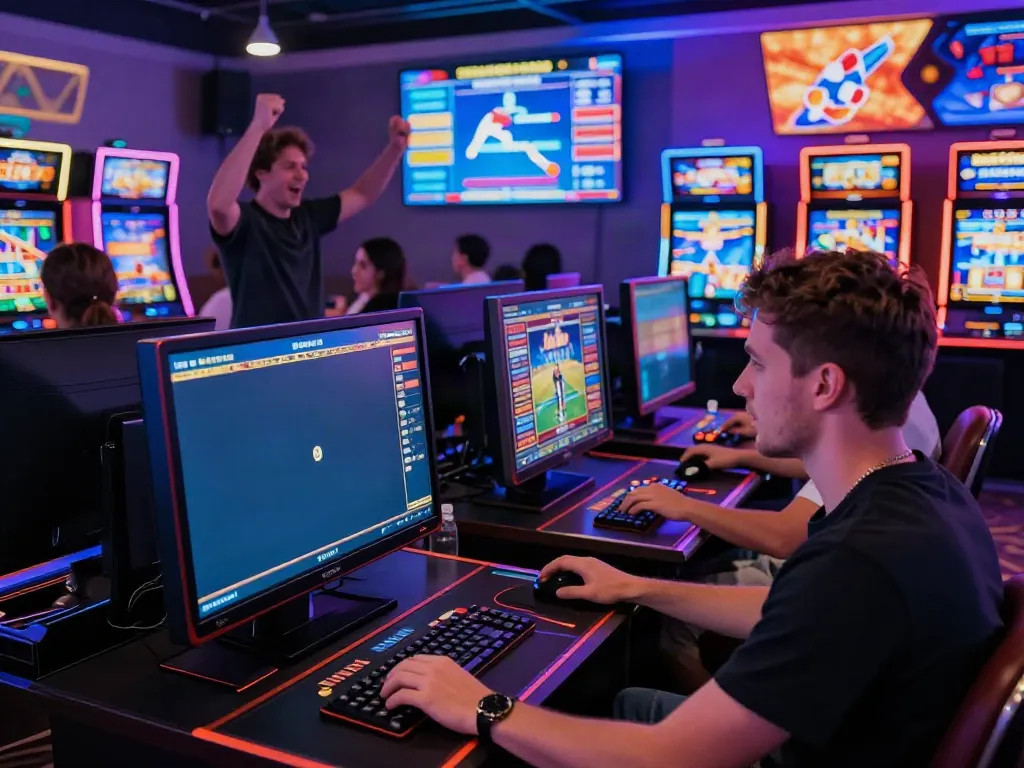 Engaging online gaming scene from https://man88.hair/ showcasing diverse players enjoying thrilling games.