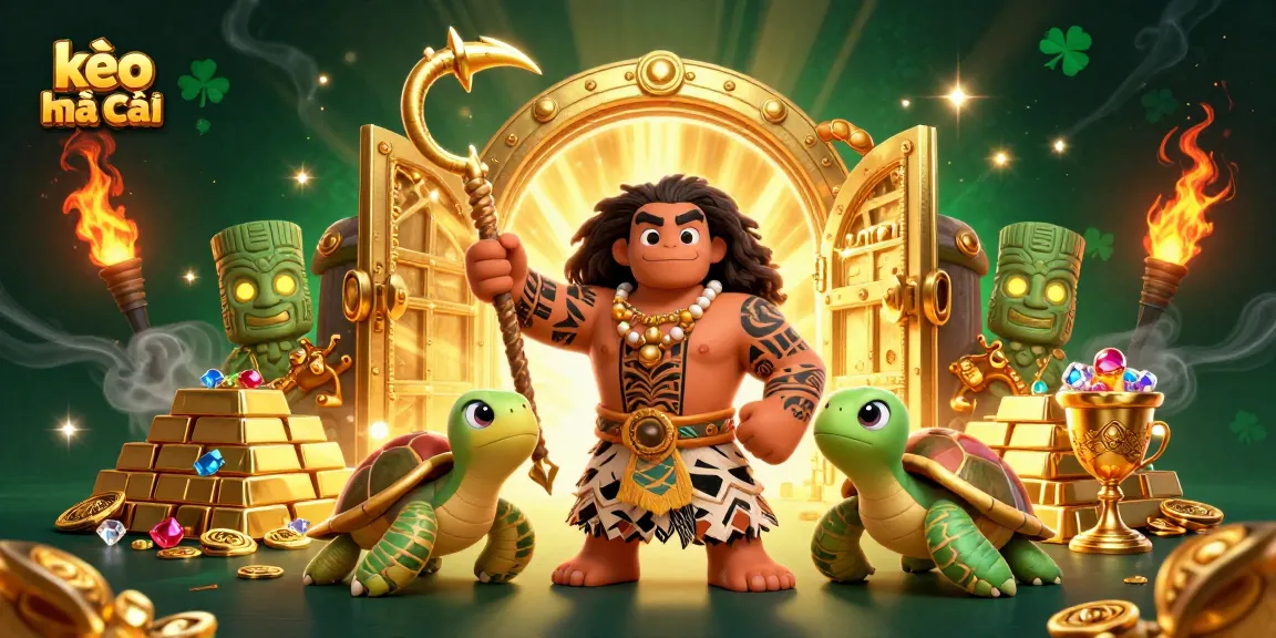 Wager with kèo nhà cái among treasures, featuring golden gems and competitive spirit in an enchanting scene.